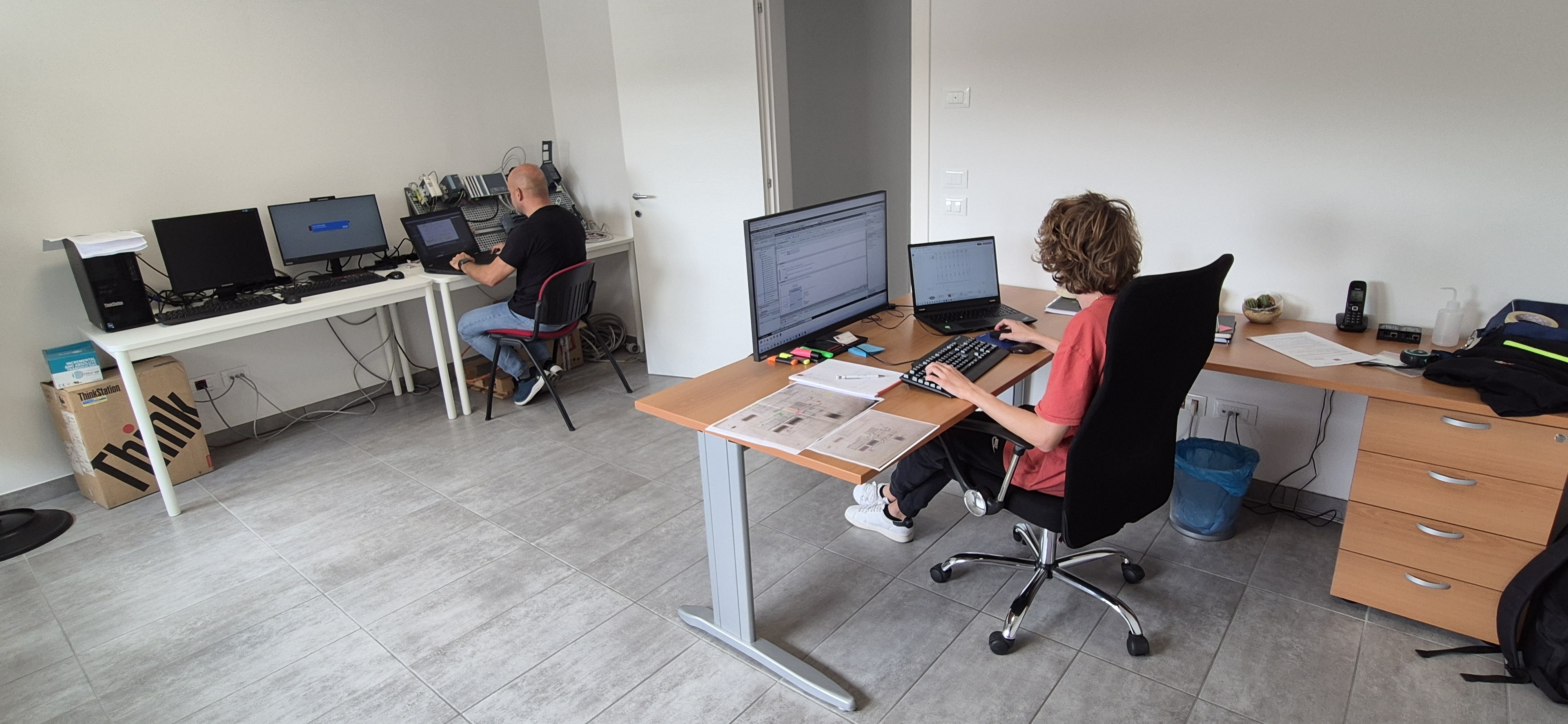 Sviluppo software di automazione nel reparto 2RZ
